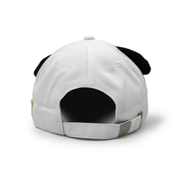 Gorra de Béisbol Personalizada con Bordado de Animales de Dibujos Animados, Unisex, Estructurada, Ajustable, de Algodón, con Orejas de Panda, para las Cuatro Estaciones