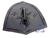 Escudo Decorativo de Guerrero Vikingo Medieval, Escudo Redondo de Caballero para Batalla, Escudo de Madera Pintado para Cosplay