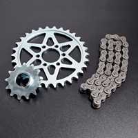 Kit de conversion de chaîne primaire 420 pour Surron Light Bee X LBX Segway X260 E-bike, pignon en aluminium CNC, conversion courroie en chaîne