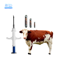 Micro-puce RFID injectable pour animaux, identification des animaux, implantable pour vache, cheval, bétail, identification des animaux, micro-puce pour mouton, porc