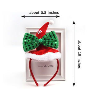 Diadema navideña con dibujos animados para niños, diadema con diseño de árbol de Navidad, estrella, alce, reno, accesorio para el cabello para fiestas navideñas, disfraz, para niñas - Product Image 1
