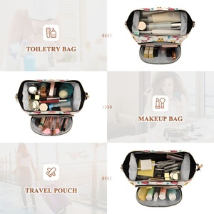 Wholesale Price <b>Large</b> Capacity Waterproof Travel Cosmetic <b>Bag</b> <b>Toiletry</b> <b>Bag</b> Customs Quilted Zipper Wash <b>Bag</b> - Product Image 6