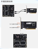 Tarjeta de Interconexión GPU V100 SXM2 de 2 Vías Sin Bifurcación, Puente NVLink para Servidor de IA y Estación de Trabajo, Tarjeta Unificadora de GPU Dual