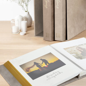 Pelle personalizzata <span class=keywords><strong>che</strong></span> può contenere fino a 800 foto 4X6 pollici per Album di foto autoadesive in pelle per anniversario di matrimonio - Product Image 2