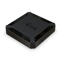 Boîtier TV intelligent X96Q H313 Android 10 Quad Core 2 Go 16 Go WiFi 5G compatible avec Android 7.1 et 8.1