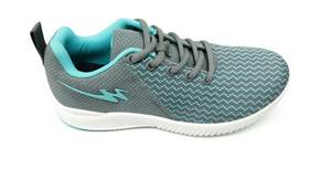 Scarpe da Cross Training per Donna, Tomaia in Rete, Suola in Gomma, Intersuola in EVA, Colore Grigio Acqua - Product Image 1