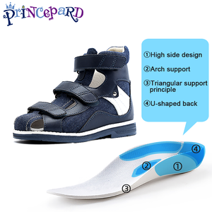 Princepard新款儿童矫形凉鞋透气休闲牛仔男童凉鞋尺码22-35夏季外出趾 - Product Image 2
