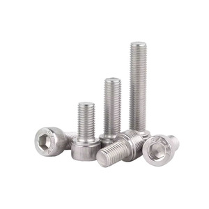 304 Stainless Steel Cylindrical Head Fine Thread Socket Screws M3 M4 M5 M6 M8 Metric Grade 8.8 DIN912-1983 - Product Image 3