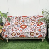 Taille personnalisée tissé tapisserie couverture champignon nature jeter tapis et jeter couverture unique couverture personnalisée