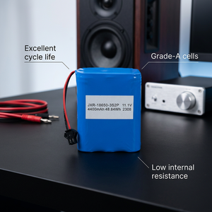 Batteria Ricaricabile OEM 18650 Lifepo4 2ah~20ah 3.7v 7.4v 11.4v Personalizzata Certificata CE per Apparecchiature Audio e Robot - Product Image 3