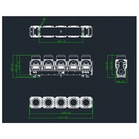 Водонепроницаемый сценический прожектор IP65 TORNADO TB 5, 5x120W RGBL LED, с диммированием, универсальным напряжением, DMX512 для концертов и мероприятий