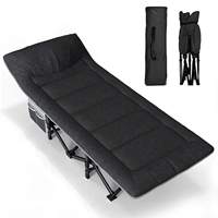 Lit Pliant DrunkenXp Premium avec Matelas en Mousse à Mémoire de Forme Luxueuse, Parfait pour Invités ou Camping