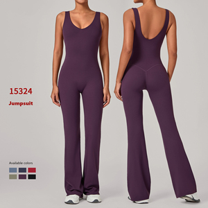 Ropa Deportiva XW-15324, Transpirable, de Alta Calidad, con Relleno en el Pecho, Versátil, Mono Deportivo para Fitness, Entrenamiento, Yoga, para Mujer - Product Image 2