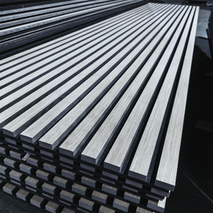 Modern Natural <strong>Veneer</strong> Acoustic Wall Panel with 80% Noise Reduction for Interior Wall Decor - Product Image 2