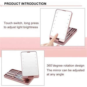 Boîtes d'emballage pour <span class=keywords><strong>cils</strong></span> en gros avec logo personnalisé, <span class=keywords><strong>cils</strong></span> en vison rose, miroir LED, style naturel, <span class=keywords><strong>faux</strong></span> <span class=keywords><strong>cils</strong></span> en grappe, vegan - Product Image 6