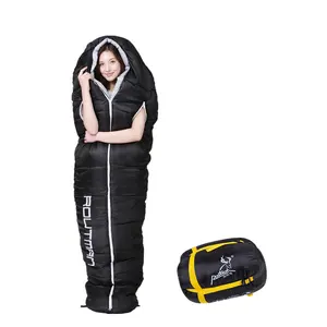2,0 kg Kalten Wetter Walking Camping Wandern Reise Ripstop Kompakte Hohl Baumwolle Füllung Mummy Schlafsack