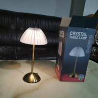 Lámpara de Mesa con Forma de Hongo, Base de Mármol, Táctil, Regulable, Luz Nocturna LED con Efecto Atardecer, Decoración Bauhaus para Dormitorio y Sala de Estar