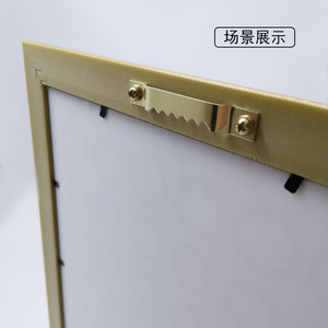 Hongzun Photo <b>Frame</b> Single Sided Long Serrated <b>Hooks</b> Gold Black Iron Plated <b>For</b> Photo <b>Frame</b> <b>Picture</b> <b>Frame</b> Framing Cross Stitch - Product Image 4