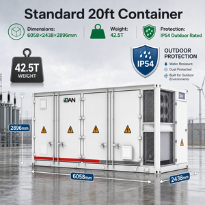 Sistema de Almacenamiento de Energía de Fosfato de Hierro y Litio de 5016kwh, Comercial e Industrial, Personalizado y de Alta Calidad - Product Image 2