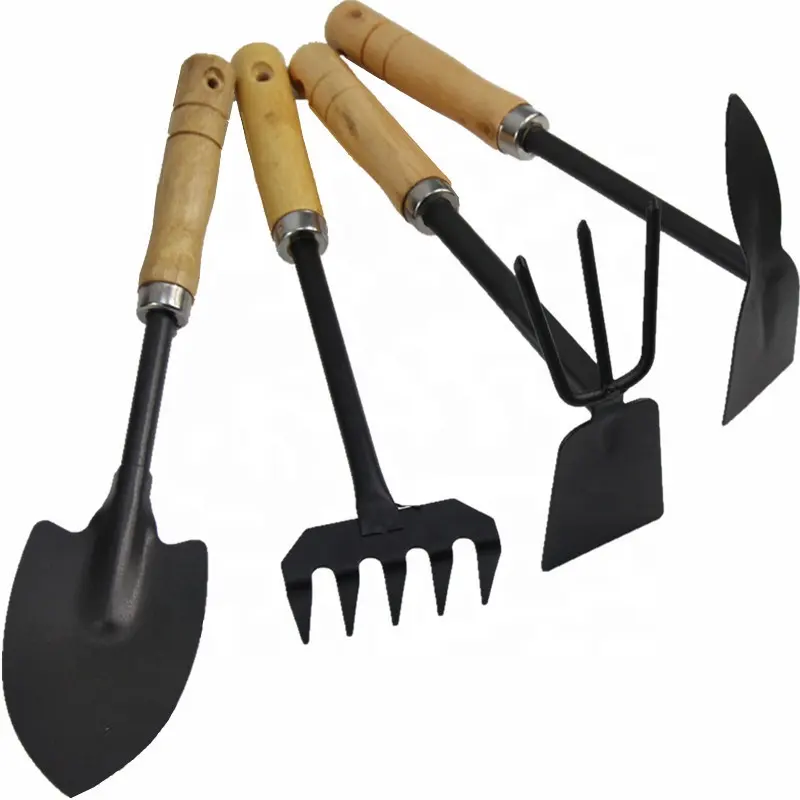 Wholesale Carbon Steel Head Shovel Spade Cultivator Trowel Digger Hoe Garden Hand Tool Set