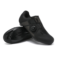 Chaussures de cyclisme débloquées EKorid pour hommes et femmes, tige en cuir microfibre, doublure en coton, respirantes, semelle rigide, pour le cyclisme sur route