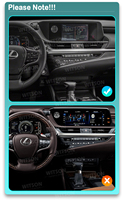 WITSON Pantalla Táctil HD de 12.3 Pulgadas para Lexus ES300h ES350 2018-2022 LHD, Estéreo para Auto, GPS, CarPlay Inalámbrico, Android Auto, Reproductor BT FM