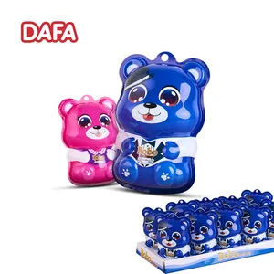 Huevo de chocolate con forma de oso de dibujos animados, con galletas y juguete sorpresa, superventas