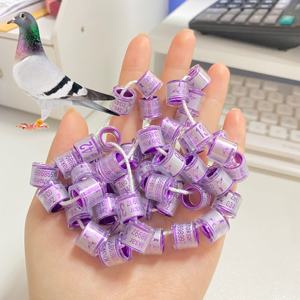 YW <span class=keywords><strong>2023</strong></span> Pigeon Foot Band Anneau Canaris Oiseaux Jambe Anneau Avec Gratuit Sur Mesure De Geshifeng/* vvv - Product Image 2