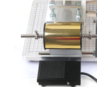La machine d'impression par transfert de chaleur semi-automatique est utilisée pour les timbres de logo personnalisés Papier PVC en cuir