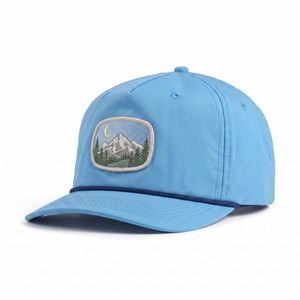 Casquettes Snapback personnalisées avec logo brodé OEM, casquettes à 5 panneaux, casquettes en nylon non structurées - Product Image 2