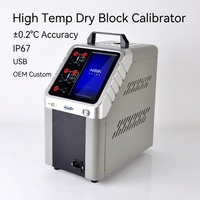 Calibrador de Temperatura Portátil de Bloque Seco de Alta Temperatura con Pantalla LCD 0.2 ℃   Horno de Calibración de Señales Eléctricas OEM Personalizado de Alta Precisión