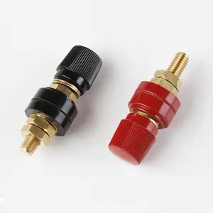 6/8/10mm high current copper material lithium battery terminal connector screw terminal block for inverter 60A 100A 160A