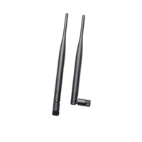 Antenne omnidirectionnelle multi-bandes 2,4 GHz 5,8 GHz 2G 3G 4G GSM WCDMA LTE 3dBi 50 Ohm SMA RP-SMA pour routeur WiFi, modem, appareil IoT
