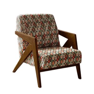 Sillón de Estilo Vintage, Asiento Individual, Estructura Resistente, Silla para Sala de Estar - Product Image 2