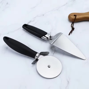Coupe-pizza, pelle à gâteau, accessoires de pâtisserie, kit d'ustensiles, outil à découper rond, roulette à pizza - Product Image 6