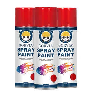 GORVIA Best Selling White Black Gold Chrome Color Spray Paint