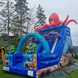 Toboggan aquatique gonflable sec en PVC, toboggan gonflable commercial, toboggan à escaliers, <span class=keywords><strong>piscine</strong></span> pour le plaisir - Product Image 3