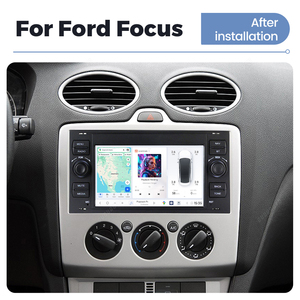 DUDUAUTO Lettore DVD di Navigazione per Auto, Stereo per <span class=keywords><strong>Ford</strong></span> <span class=keywords><strong>Focus</strong></span>, Schermo da 7 Pollici, Aspetto OEM con Kit di Cablaggio - Product Image 4