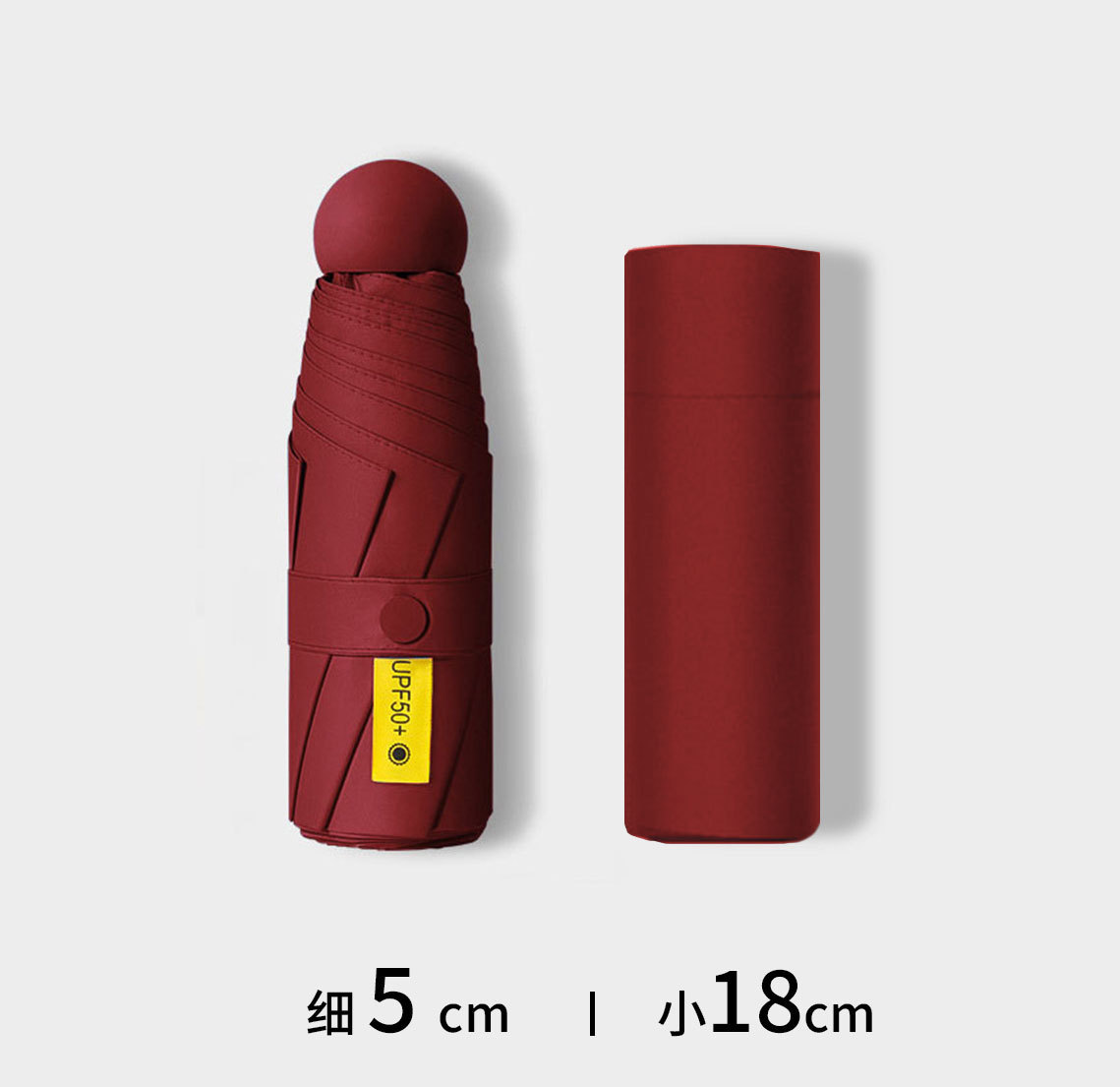 Rond quintuple 6-os-couverture en tissu-rouge vin