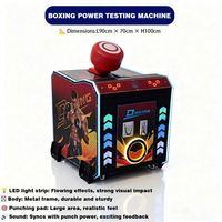 Machine de boxe d'arcade Score Automat Cash Power Speed Card Mart Ballboxing Lights pour salle de sport, du fabricant