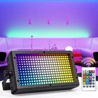 Luz de Pared Profesional de 288 LED con 55 Segmentos, Control de Píxeles RGB, DMX512 RDM, Efecto Matriz de Escenario, 60W, Barra de 8-10M, 4 Dígitos