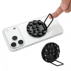 Coque de té<span class=keywords><strong>l</strong></span>éphone à ventouse en silicone, support détachable mains libres, fixation robuste pour selfies et vidéos - Product Image 1