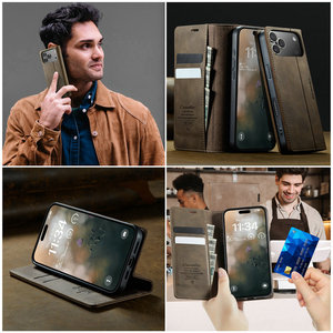 Caseme Từ Chống Sốc PU Da Điện Thoại Sang Trọng Trường Hợp Đối Với <span class=keywords><strong>iPhone</strong></span> 16e Lật <span class=keywords><strong>Wallet</strong></span> Chủ Thẻ Tương Thích <span class=keywords><strong>iPhone</strong></span> 16e SE <span class=keywords><strong>4</strong></span> <span class=keywords><strong>2025</strong></span> - Product Image 6