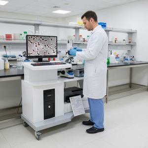 HC-B028 portátil esperma microscópio esperma análise sistema sêmen qualidade análise sistema - Product Image 1