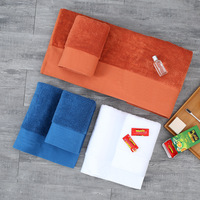 Ensemble de serviettes de luxe 2 pièces 600 GSM 100% coton serviettes de bain turques serviettes de toilette à séchage rapide débarbouillettes pour hôtels Technique tissée