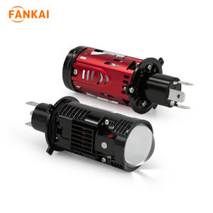 FANKAI Lentes Bi-Xenón H4 K3 de Inserción Directa, Ojo de Pez, LED Láser 80W, Faros Delanteros Automotrices de Aluminio de Aviación, Luz Alta/Baja - Product Image 2