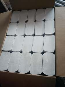 Toallas de Papel de Pulpa de Madera Virgen Interplegadas en Relieve de Fábrica al por Mayor, Toallas de Papel en Forma de V para Uso en el Baño - Product Image 5