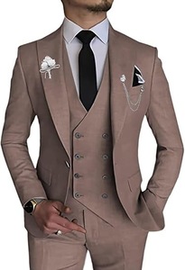 <span class=keywords><strong>Costume</strong></span> de <span class=keywords><strong>Mariage</strong></span> <span class=keywords><strong>Homme</strong></span> Slim Fit 3 Pièces <span class=keywords><strong>Italien</strong></span> de Haute Qualité Business Personnalisé Blazer Gilet Pantalon de Soirée pour Demoiselles d'Honneur - Product Image 6