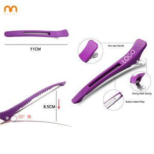 Prix d'usine En Gros Coloré Salon <span class=keywords><strong>Coupe</strong></span> De <span class=keywords><strong>Cheveux</strong></span> <span class=keywords><strong>Frange</strong></span> Clip En Plastique Canard Bill Épingle À <span class=keywords><strong>Cheveux</strong></span> Accessoires - Product Image 2