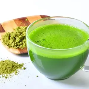 100% bubuk teh hijau organik/Matcha upacara kualitas tinggi larut instan